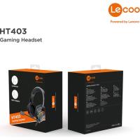 Lenovo LECOO HT403 3.5 MM Jacklı  RGB AYDINLATMALI KABLOLU KULAKLIK SİYAH